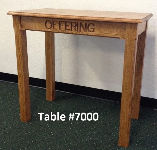 church offering table | Church Pews & Furniture For Sale